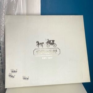 Coach DisplayCollect Boot White Box with Logo-Boots NOT included 13in H x 15in L